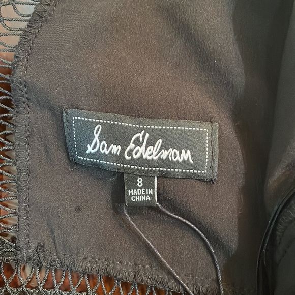 Sam Edelman Size 8 black strappy midi dress - Picture 3 of 4